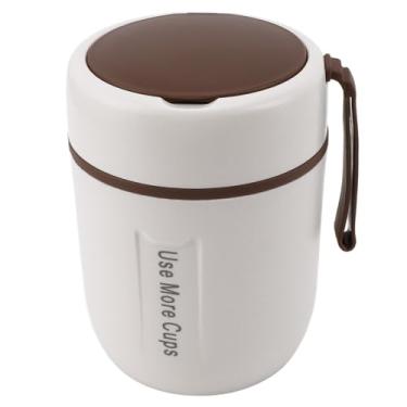 Imagem de Acouto Frasco de Comida Isolado Frasco de Comida Isolado de 500ml Recipiente de Sopa a Vácuo Inoxidável 304 Caneca Isolada à Prova de Vazamentos Escola Acampamento Viagem Sopa Thermo Quente Crianças