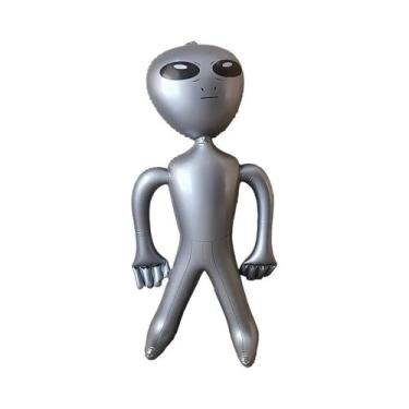 Imagem de Boneco Alienígena Inflável Para Decoração De Halloween, Modelo De Ar E