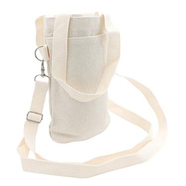 Imagem de cyclopes Bolsa para garrafa de água, bolsa de transporte de garrafa de água, porta-copos de café com isolamento reutilizável, suporte portátil para bebidas com alça organizadora para bebidas quentes e