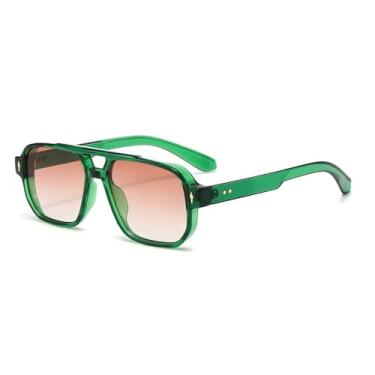 Imagem de Óculos de Sol UV400 - Lentes Ocean com Ponte Dupla e Rebites para Homens e Mulheres, Ideais para Esportes ao Ar Livre, Corrida e Ciclismo, Tamanho 11