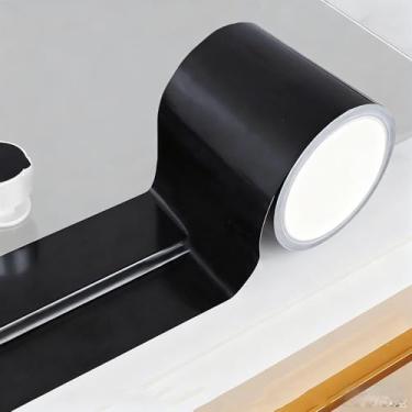 Imagem de Fita de folha de alumínio impermeável de 10 metros fita adesiva para pia de cozinha, fita de vedação decorativa à prova de óleo, protetor de borda de parede, fita de lacuna de azulejo de cerâmica