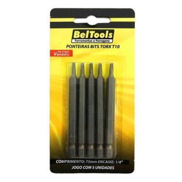 Imagem de Kit c/ 5 Ponta Bit Torx 50mmX5/16XT30 Beltools