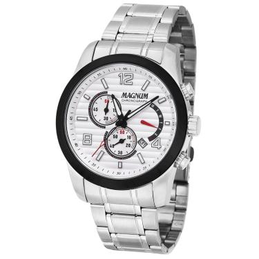 Imagem de Relógio Magnum MA35208D Quartz Prateado-Masculino