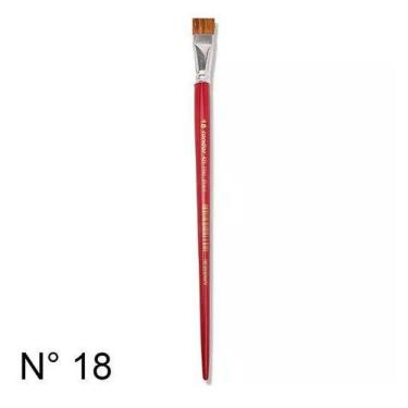 Imagem de Pincel Condor Ref. 421-18 - Orelha de Boi - Cabo Longo Vermelho - no-b