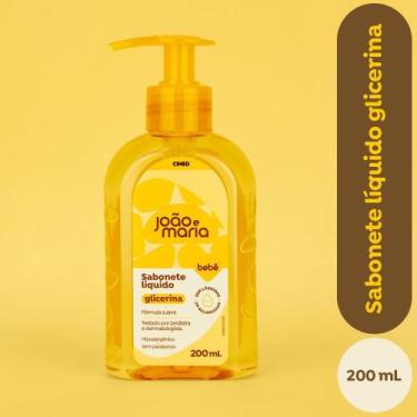 Imagem de Sabonete Líquido Glicerina João e Maria Bebê Cimed 200ml