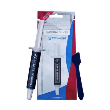 Imagem de Pasta Térmica Implastec - Thermal Silver - seringa 5g-Unissex