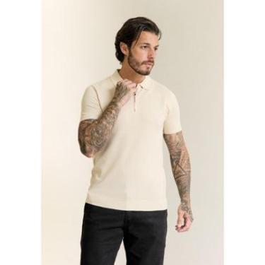 Imagem de Camisa Tricot Gola Polo com Zíper-Masculino