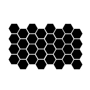 Imagem de 32PCS Adesivos de Espelho Hexagonal para Parede Decorativos Acrílico Removíveis Decorações DIY Casa Quarto Banheiro Sala Estar