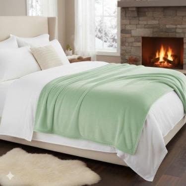 Imagem de Cobertor Manta Soft Casal 2,20x1,80 Microfibra Fleece Quente - Paulo C