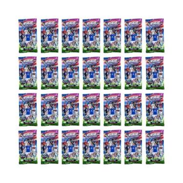 Imagem de Estrelas Do Futebol Mundial 9 Cartas Por Pacote Coleção De Cartas Dour