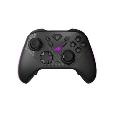 Imagem de ASUS Controle de jogos ROG Raikiri II Xbox sem fio – 2,4 GHz/BT/3,5 mm, joysticks TMR, cabo antiderrapante, estojo de viagem, bateria de até 50H, configuração baseada na Web – para Xbox Series X|S