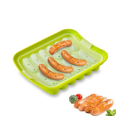 Imagem de Moldes de Salsicha Silicone Antiaderente em Forma Dedo Cachorro Quente Utensílios Assado para Suplemento Alimentar Infan