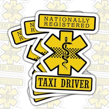 Imagem de Adesivo de motorista de táxi registrado nacionalmente, adesivo EMS EMT engraçado, decalque de vinil EMT de emergência de ambulância paradêmica - adesivos para laptop, garrafa de água, capa de telefone
