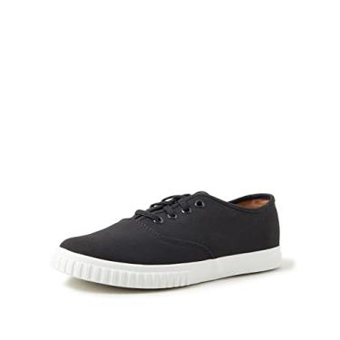 Imagem de Timberland Sapato feminino Newport Bay Bumper Toe Oxford Gymnastics Shoes, Black Canva, Preto, 11 Wide