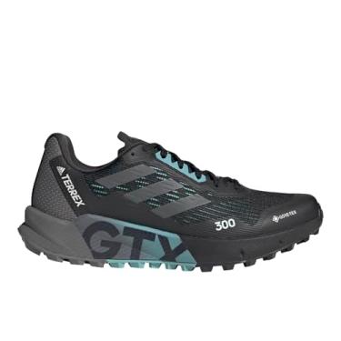 Imagem de adidas T nis de corrida feminino Terrex Agravic Flow 2.0 Gore-TEX, N cleo preto/cinza seis/tonelada menta, 8