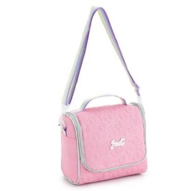 Imagem de Lancheira Térmica Escolar Menina Bolsa Merendeira Jeans-Feminino