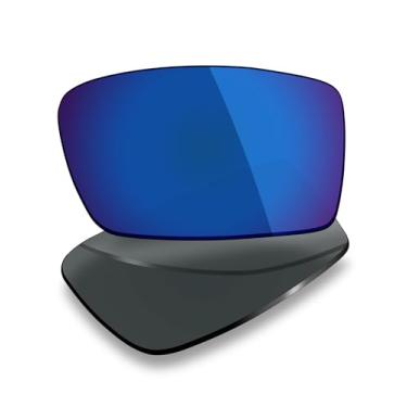 Imagem de Mryok Lentes de reposição polarizadas compatíveis com óculos de sol Arnette Fuzzy AN4187, HD Polarized, proteção UV, resistente a impactos e ajuste perfeito - azul pacífico