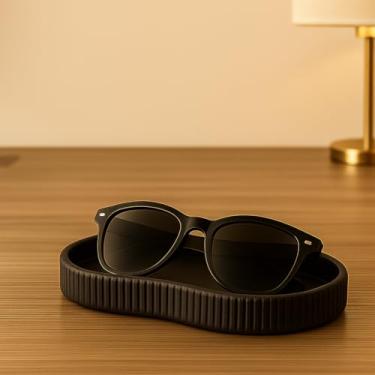 Imagem de Organizador de Mesa Multifuncional - Porta-Canetas, Lápis, Celular e Óculos para Escritório e Home Office, Organização Completa (Porta Oculos,Preto)