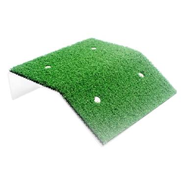 Imagem de Plataforma de Aquecimento para Tartaruga Rampa Escada Répteis Terraço Descanso Aquário Plástico Acrílico Design Declive Suave Ventosas Fácil Instalar Pequenas Tartarugas Sapos e Pets Aquáticos Habitat