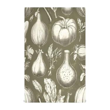 Imagem de xigua Conjunto de 1 panos de prato de cozinha de vegetais, altamente absorventes, toalhas de cozinha de secagem rápida para limpeza de pratos e limpeza manual, 71 x 45 cm