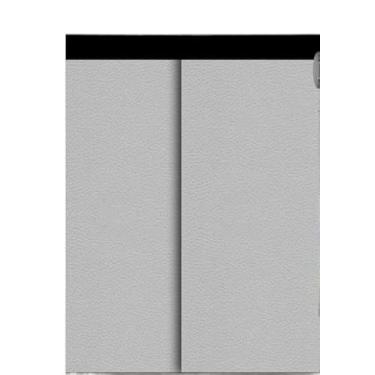 Imagem de Cortina Persiana Adesiva Modular Blackout corta luz(CINZA LISO,03 UNIDADES- L.1,35m X A.1,24m)