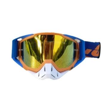 Imagem de Óculos De Ciclismo Off-Road Para Motocicleta MTB ATV Com 22 Combinaçõe