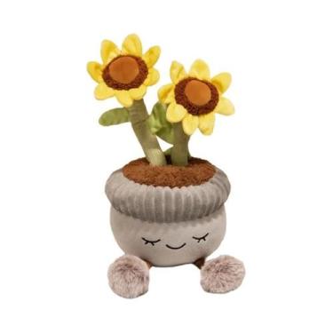 Imagem de Brinquedo De Pelúcia Kawaii De Flor Artificial De 30cm, Cacto E Girass