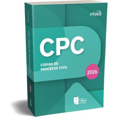 Imagem de Livro - CÓDIGO DE PROCESSO CIVIL 2026 - Coleção MINICÓDIGOS