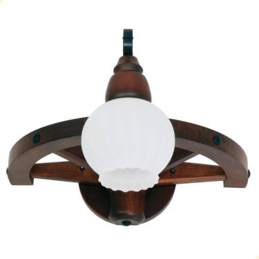 Imagem de Arandela Muller Roda Carroça 1 Lâmpada Envelhecida 601e