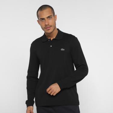 Imagem de Blusa Polo Manga Longa Lacoste Casual Masculina-Masculino