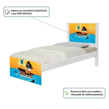 Imagem de Cama Juvenil Zap Pirata com Colchão