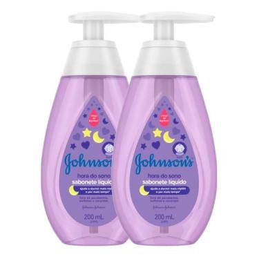 Imagem de Sabonete Líquido Infantil Johnson's Hora do Sono 200ml  Kit com duas u