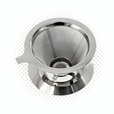 Imagem de Coador Café Reutilizável Inox Aço Permanente