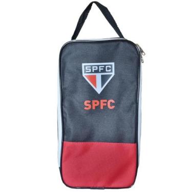 Imagem de Bolsa Porta Chuteira Oficial São Paulo Fc Preto - Sport Bel
