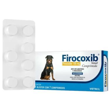 Imagem de Firocoxib Vetnil 150 mg para Cães 7 Comprimidos
