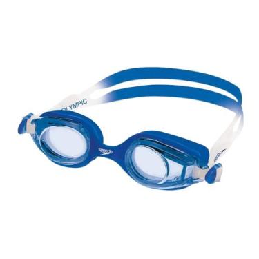 Imagem de Óculos De Natação Infantil Speedo Jr Olympic Antiembaçante -, Azul, Ún
