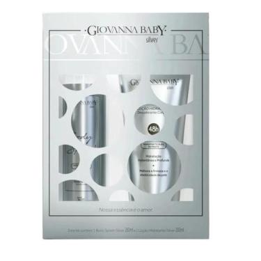 Imagem de Kit Giovanna Baby Silver Body Splash + Loção Hidratante