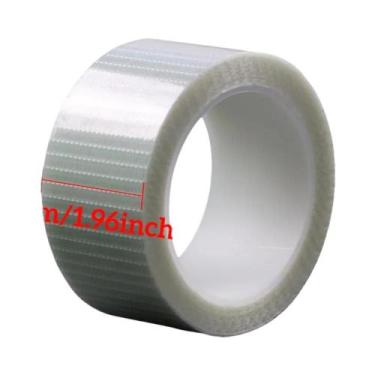 Imagem de Fita De Fibra De Vidro Transparente Com Adesivo De Um Lado Para Isolam