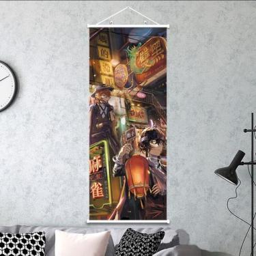 Imagem de Pintura artística de parede Bungo Stray Dogs Anime Osamu Dazai 30x75cm