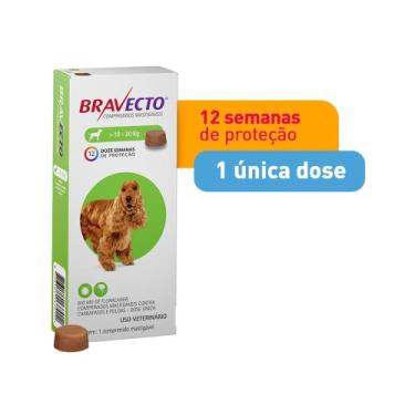 Imagem de Antipulgas e Carrapatos Bravecto MSD para Cães de 10 a 20 kg