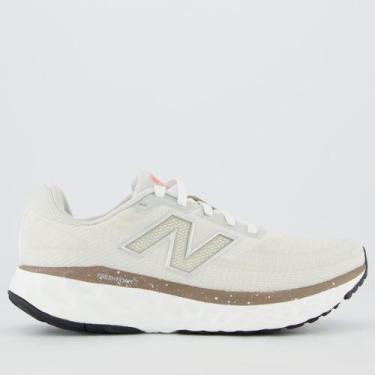 Imagem de Tênis New Balance Fresh Foam X Evoz V4 Feminino Off White, 38