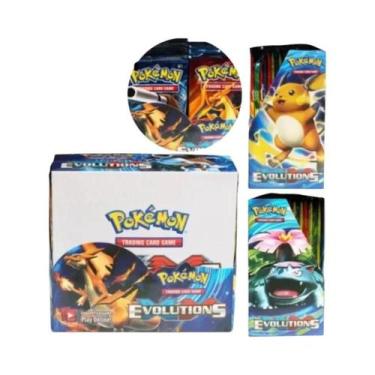 Imagem de Cartas Pokémon Para Crianças Sun Moon XY Evolutions Booster Box 40 360