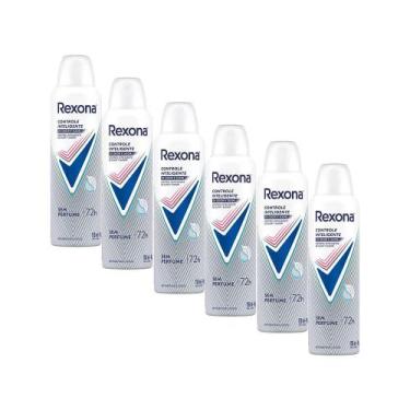 Imagem de Kit 6 Desodorantes Rexona Motionsense Antitranspirante Aerossol sem Pe