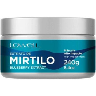 Imagem de Máscara Alto Impacto Extrato de Mirtilo 240 g Lowell, 240g