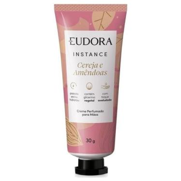 Imagem de Creme de Mãos Eudora Instance Cereja e Amêndoas 30g