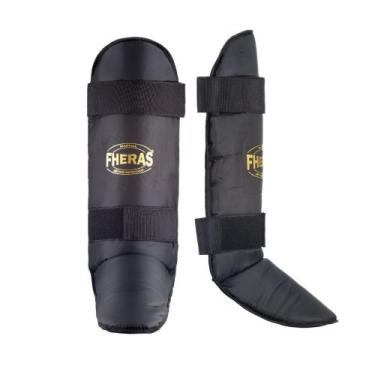 Imagem de Protetor De Canela Caneleira Muay Thai Free Style Fheras, Preto