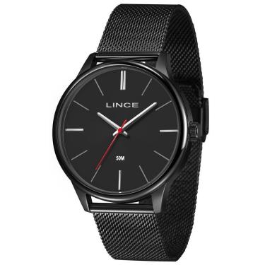 Imagem de Relógio Lince Masculino Ref: Mrnm019l46 P1px Casual Mesh Black