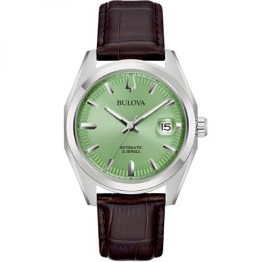 Imagem de Bulova Relógio masculino Lunar Pilot Meteorite, Verde, Clássico