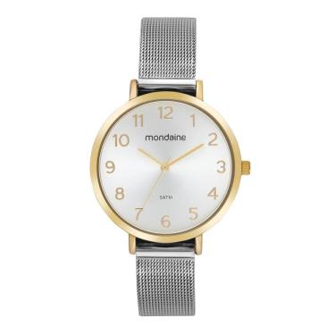 Imagem de Relogio Mondaine Feminino Ref: 32846lpmvbe1 Casual Mesh Bicolor
