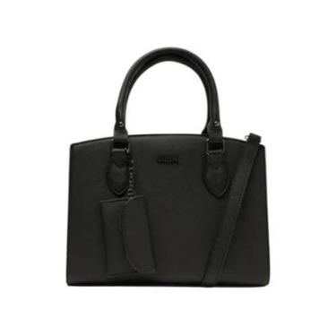 Imagem de Bolsa Feminina Anacapri Tote Essencial Com Pouch Media Preto-Feminino
